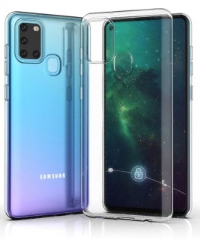 Läpinäkyvä Silikonikuori Samsung Galaxy A21s